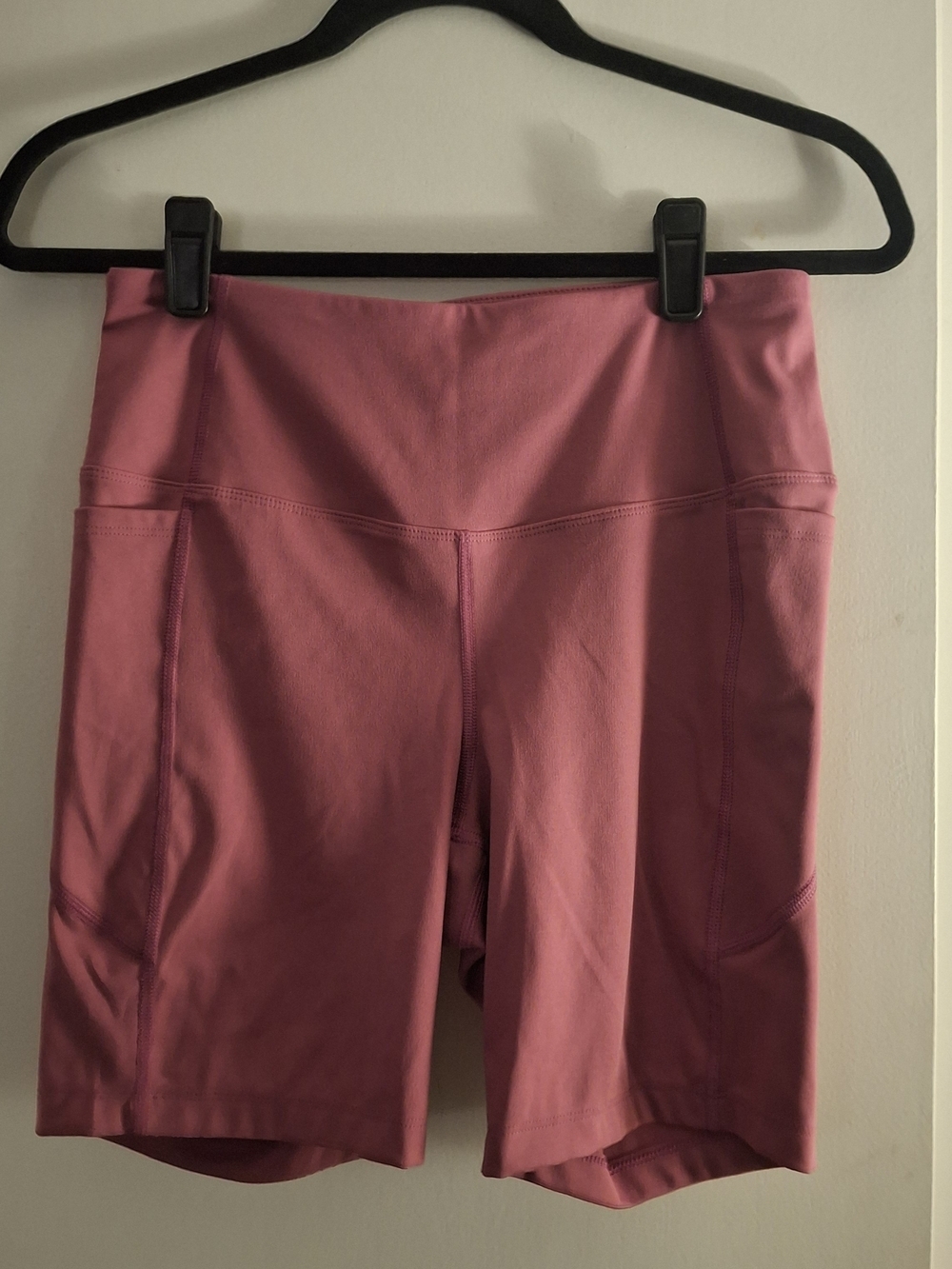 Athletic Works Women's High-Waist Performance Bike Shorts - Dusty Rose